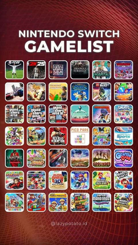 Nintendo Switch gamelist