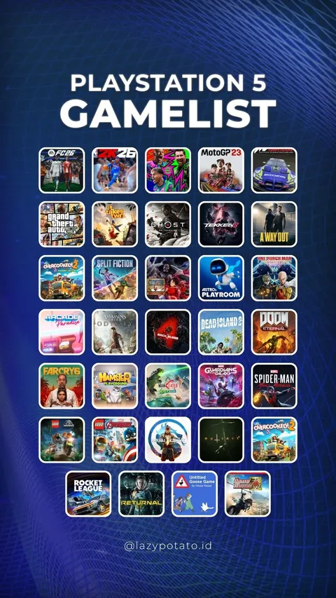 PlayStation 5 gamelist